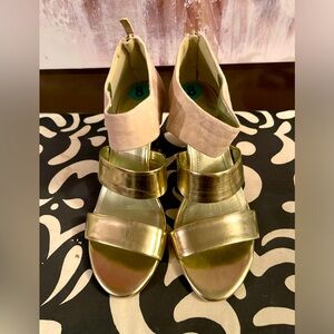 BCBGeneration Gold Heels
